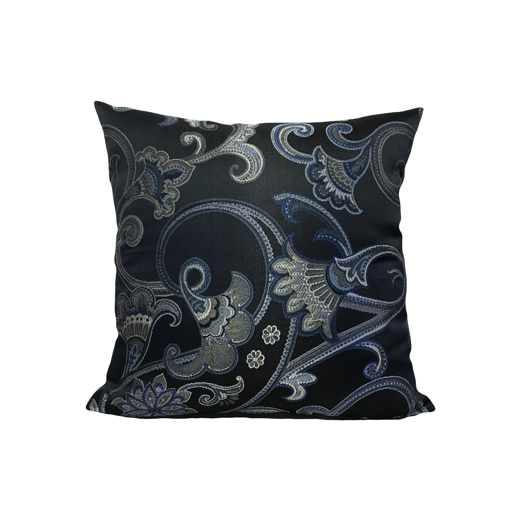 Ankara Lapis Blue Throw Pillow 17x17"