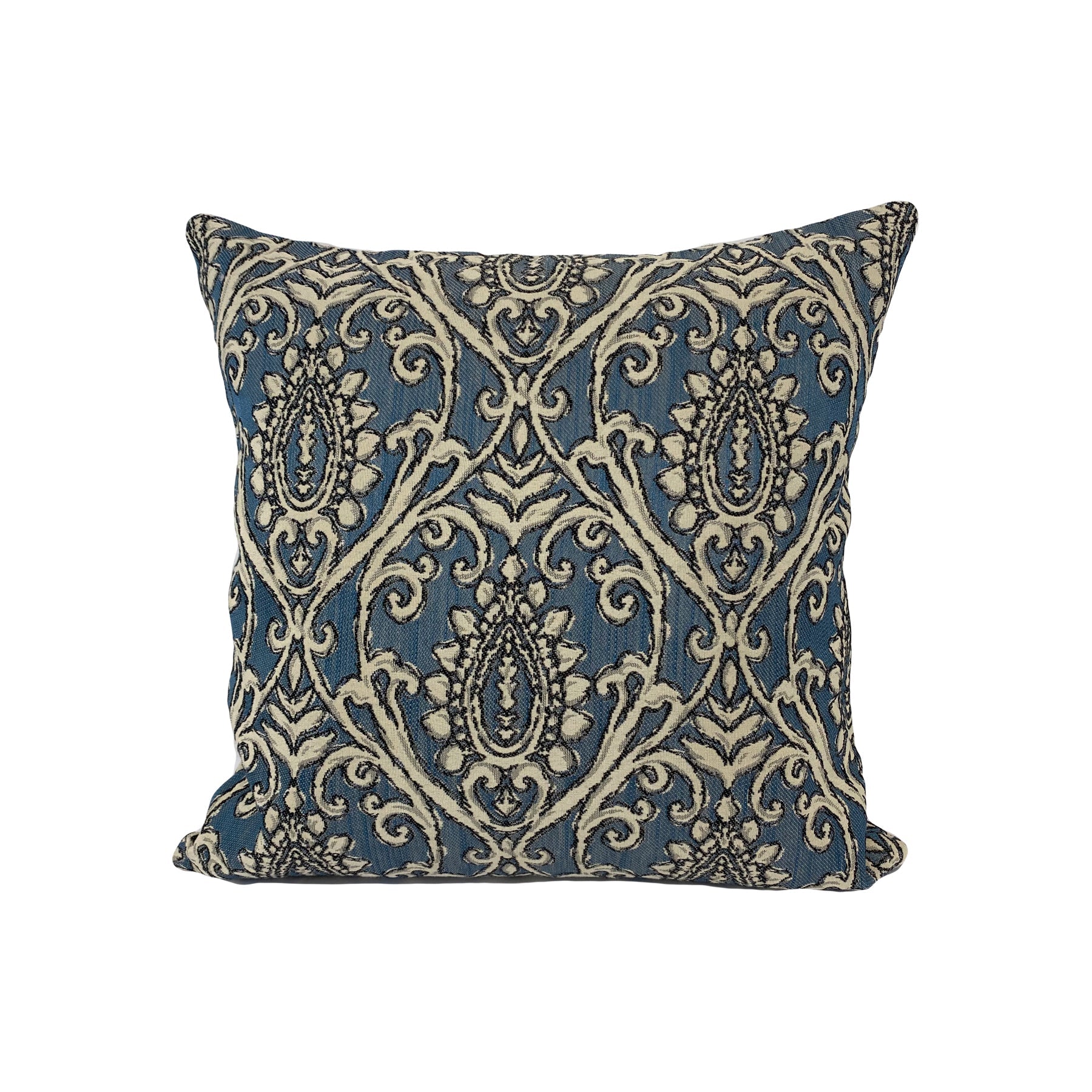 Aria Lapis Throw Pillow 17x17