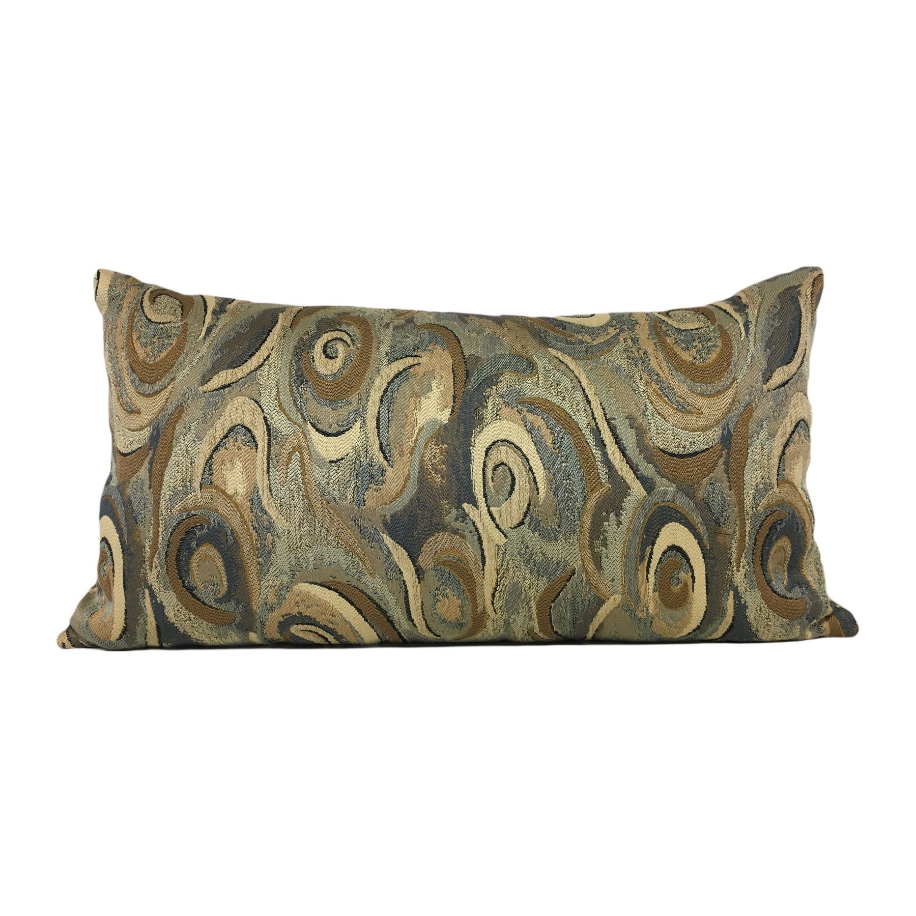 Baffin Cove Abstract Lumbar Pillow 12x22"