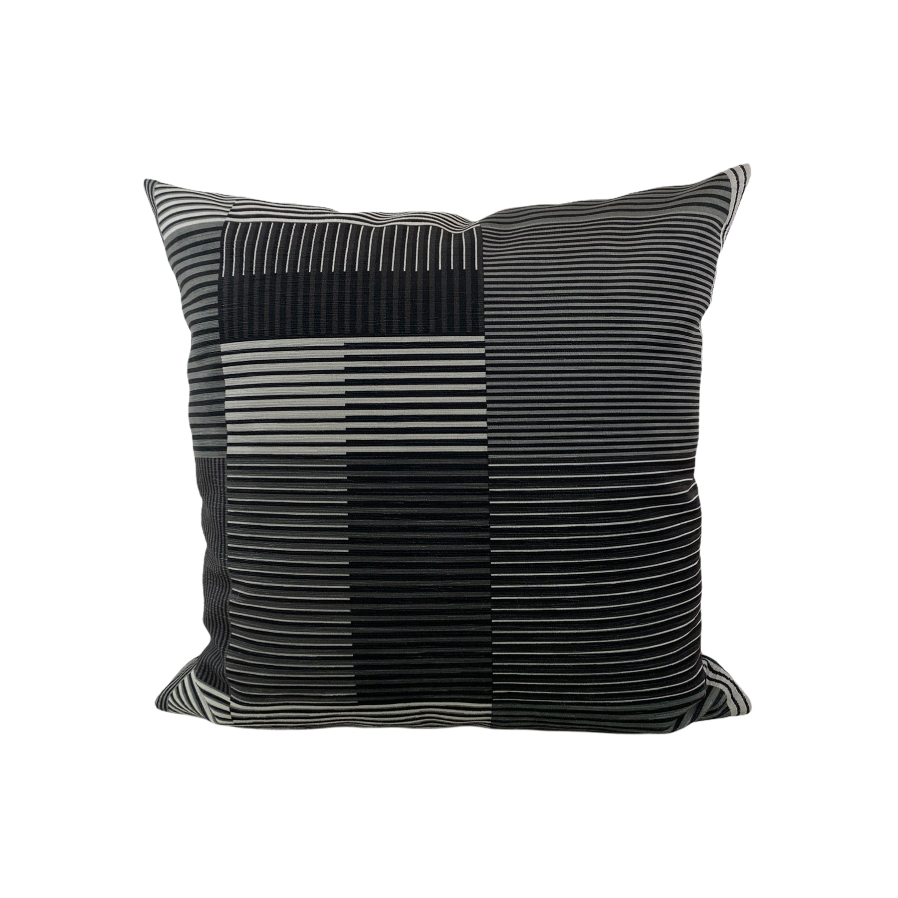 Bauhaus Graphite Throw Pillow 17x17"