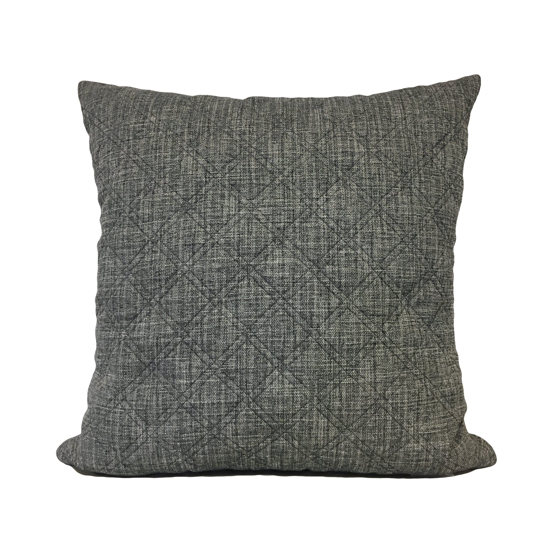 Capture Nickel Grey Throw Pillow 20x20"