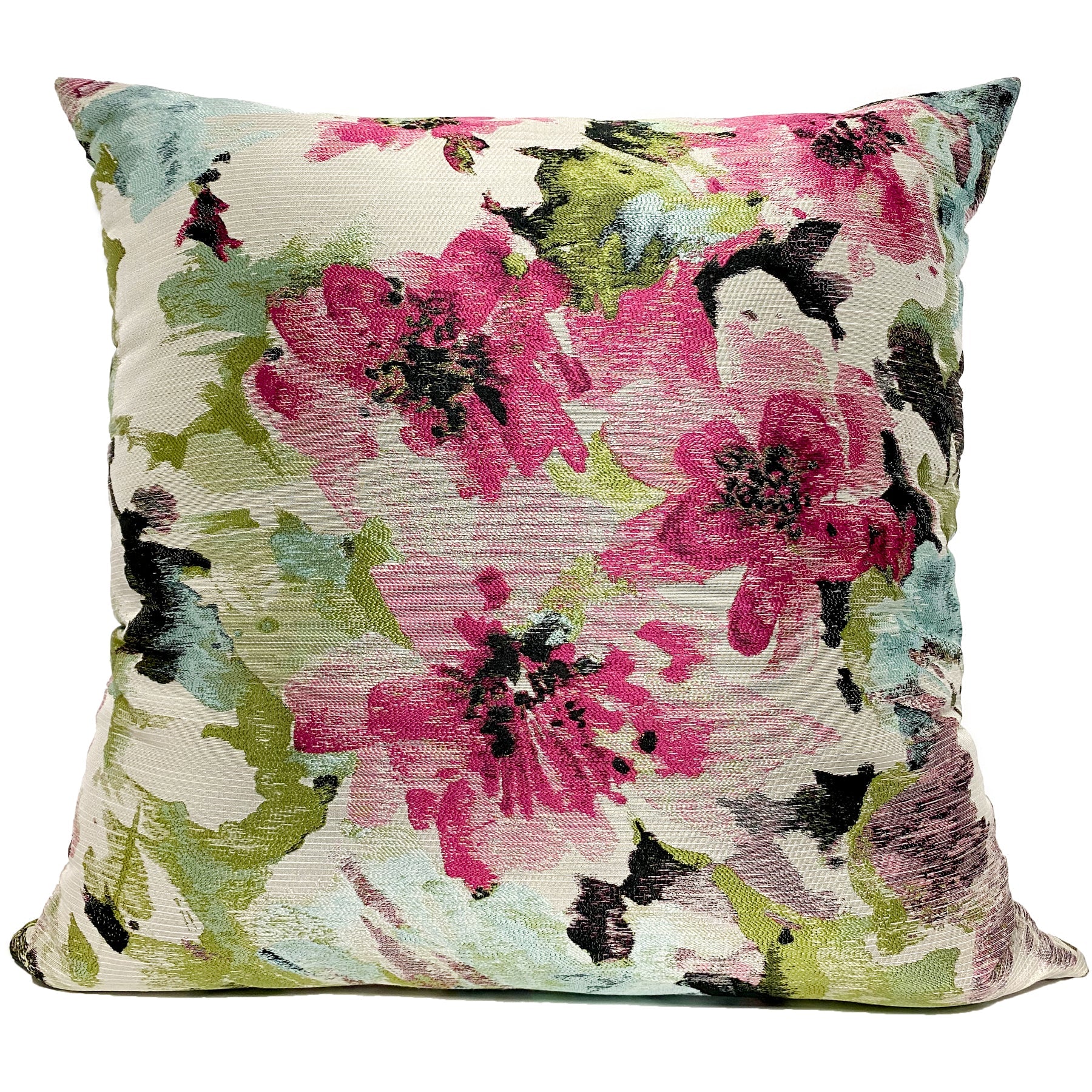 Deity Fuchsia Floral Euro Pillow 25x25"