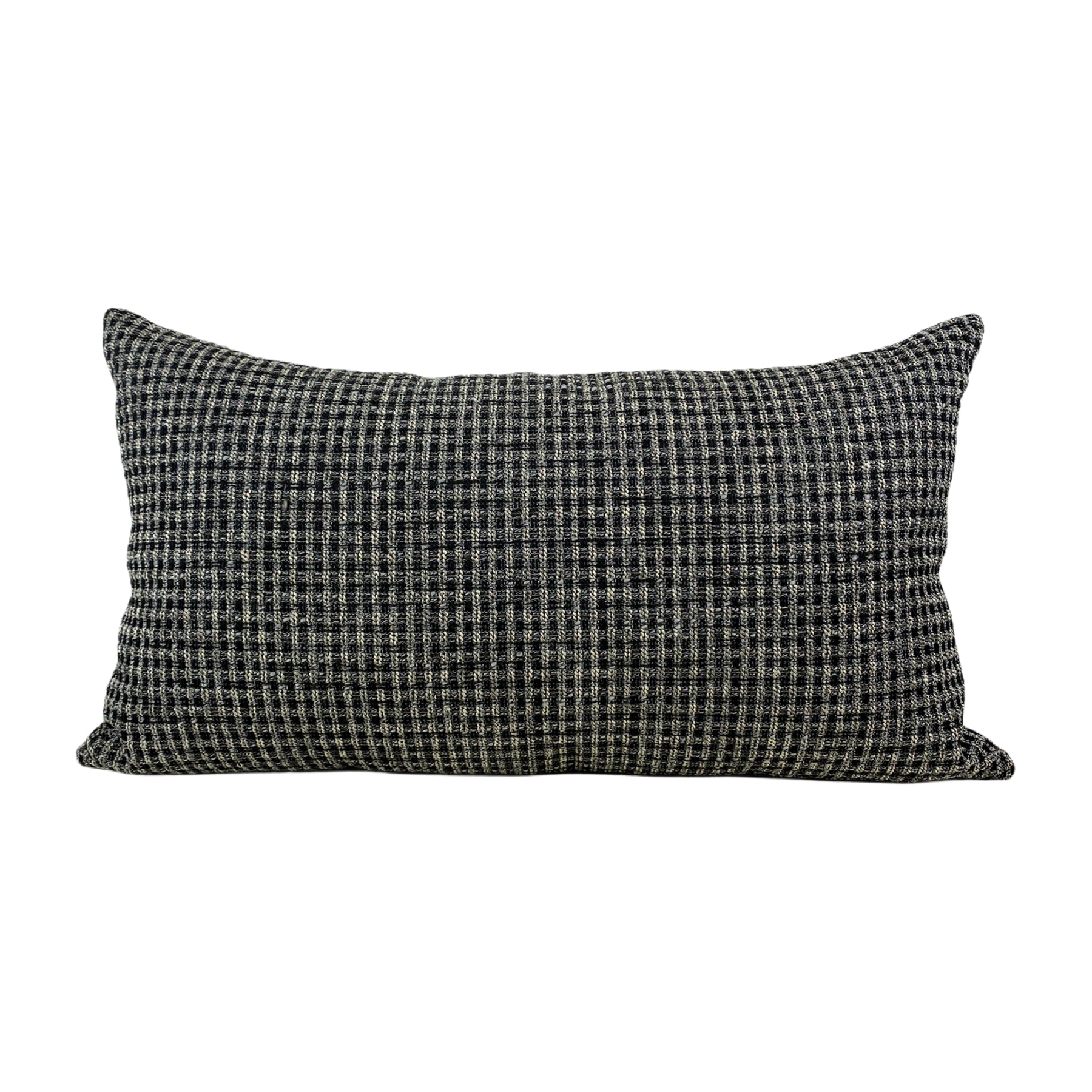 Hendrix Black Dust Lumbar Pillow 12x22"