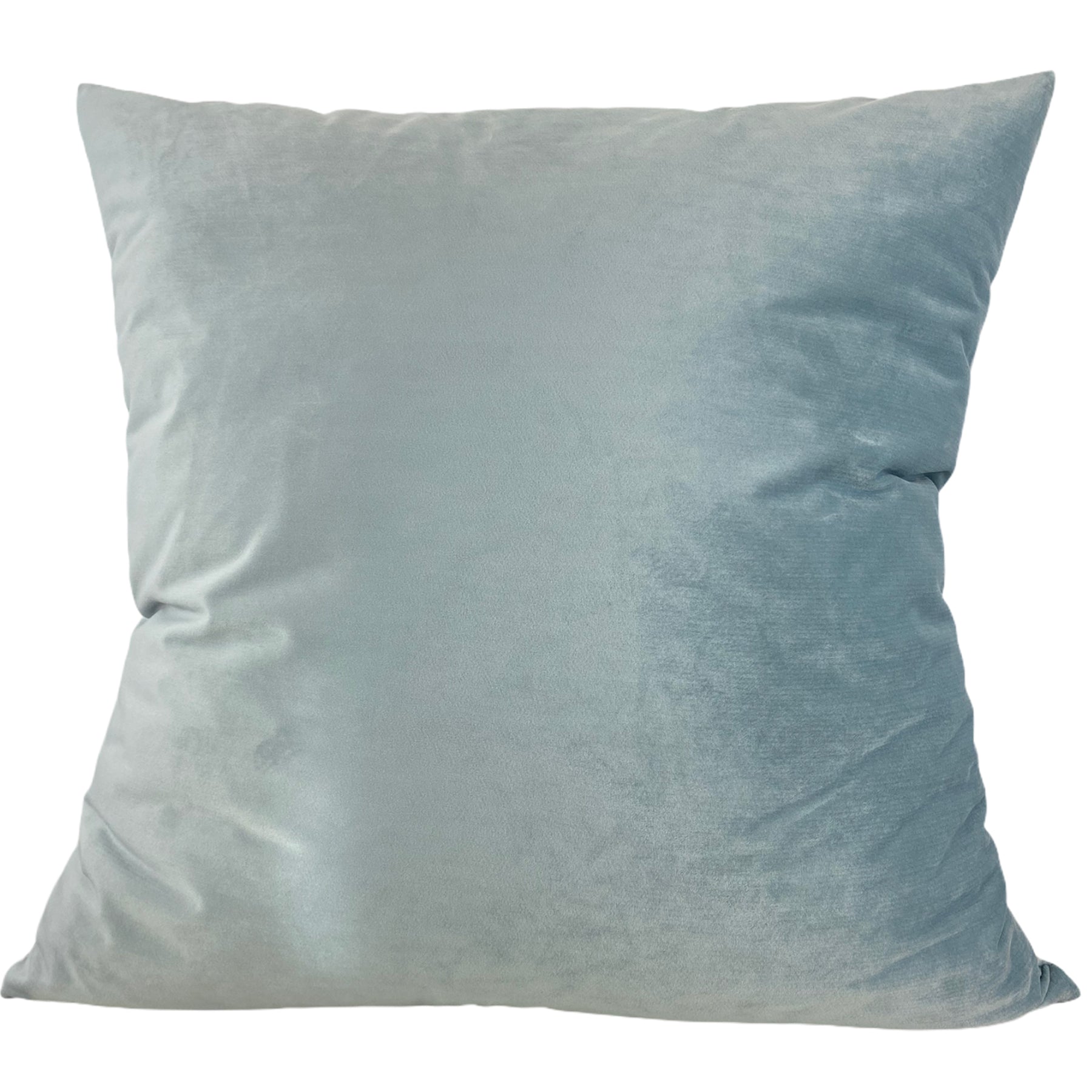 Imperial Velvet Robin's Egg Euro Pillow 25x25"