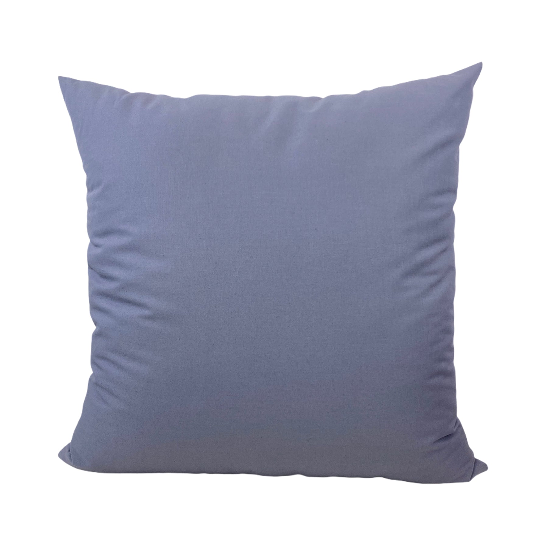 Kona Cotton Slate Throw Pillow 20x20"