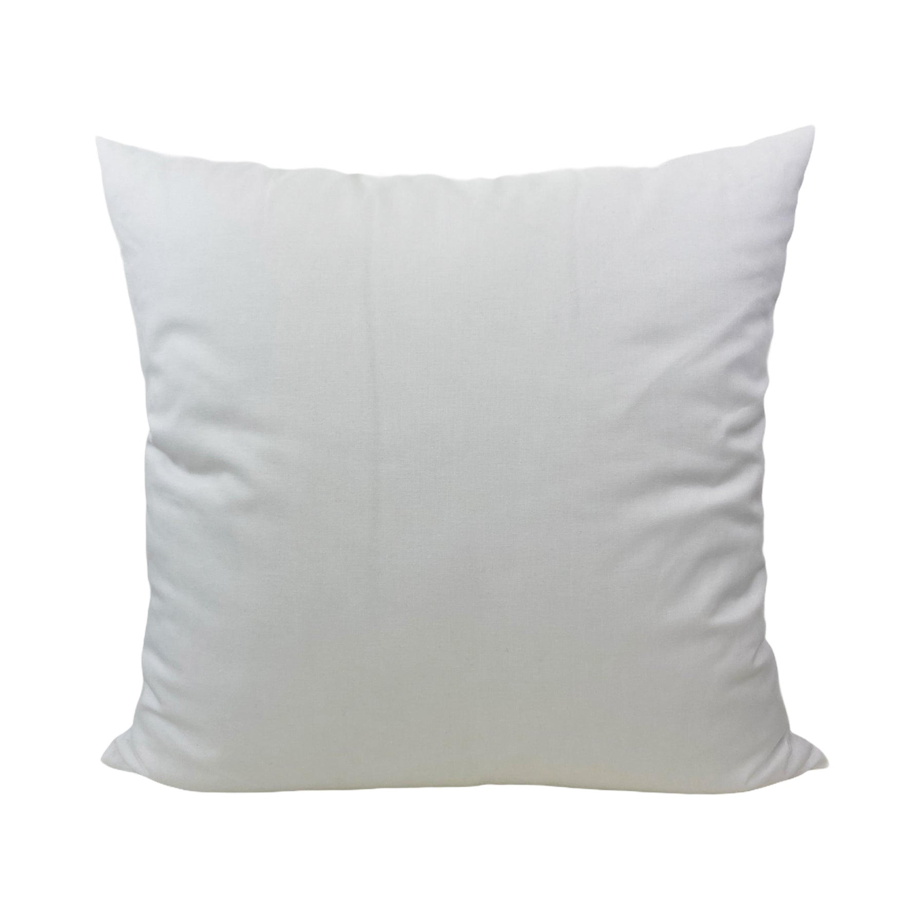 Kona Cotton White Throw Pillow 20x20"