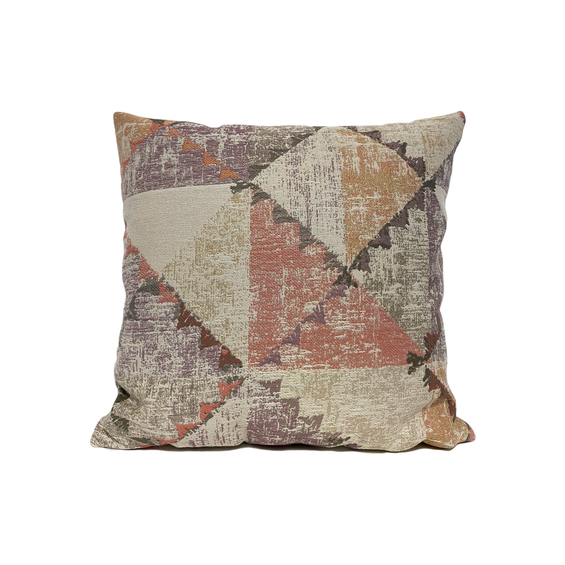 Masquerade Spumoni Geometric Throw Pillow 17x17"