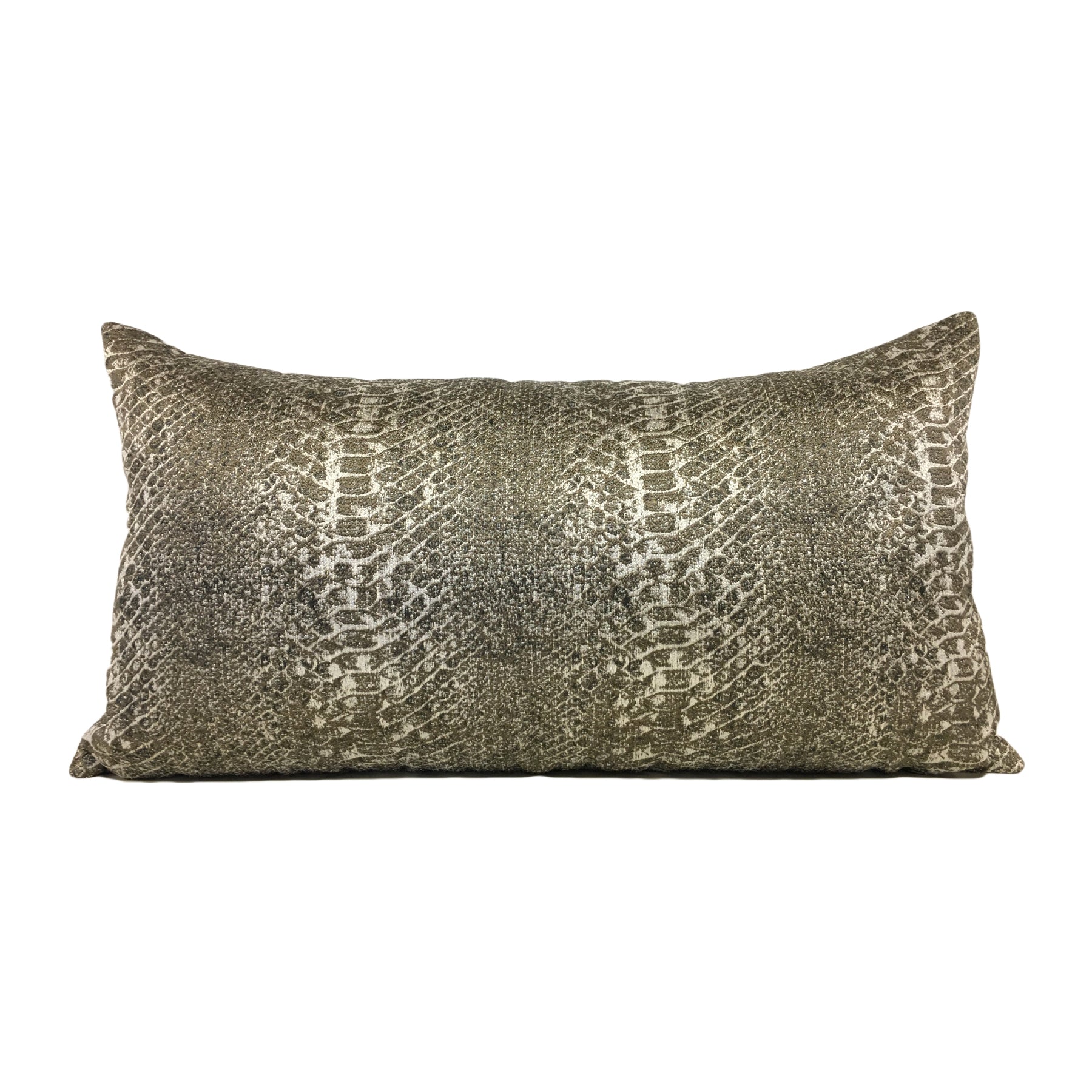 Medusa Earthen Lumbar Pillow 12x22"