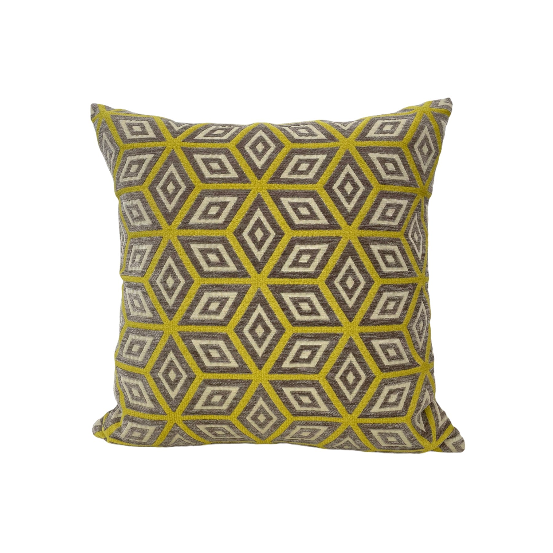 Phantom Chartreuse Throw Pillow 17x17