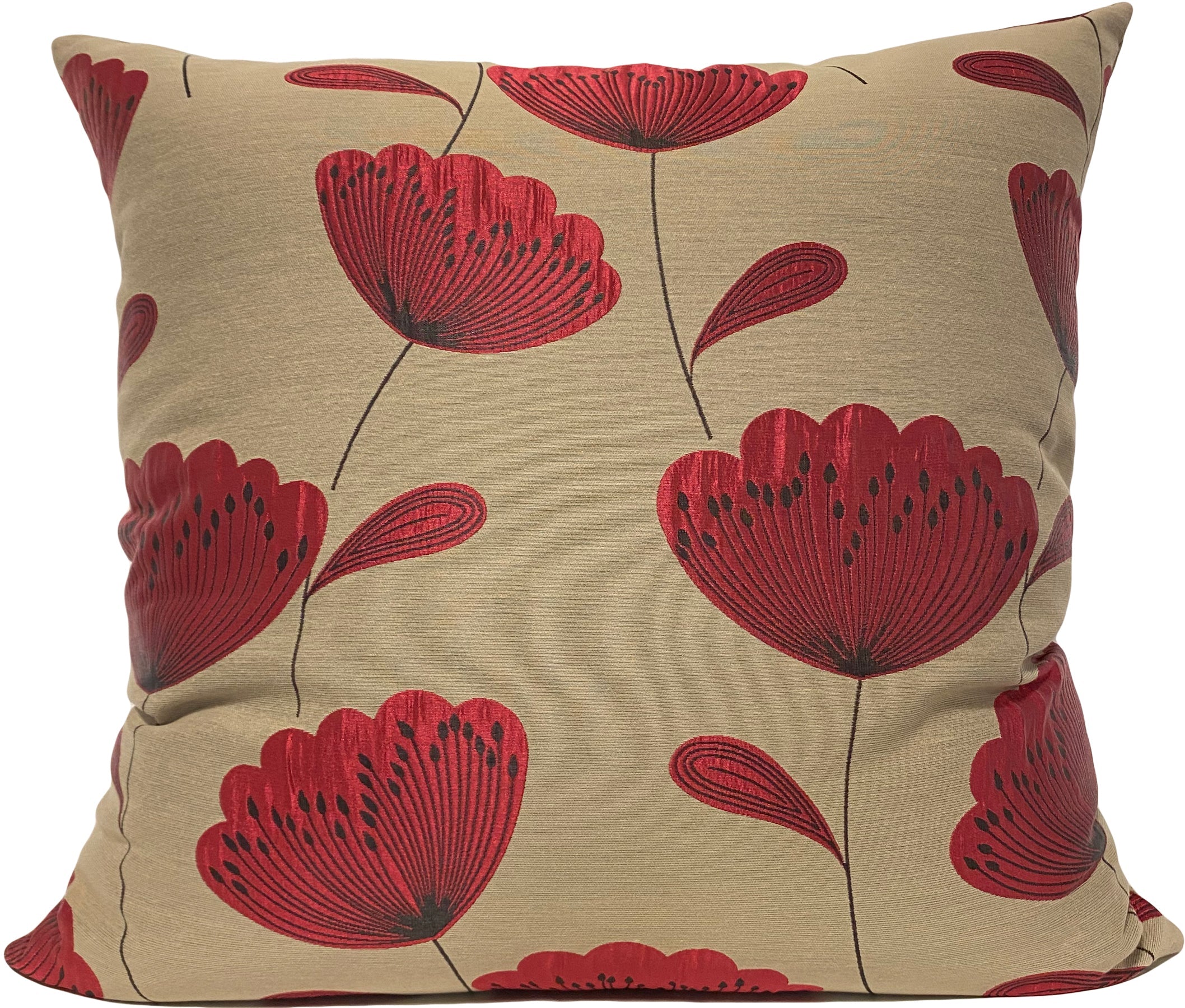 Poppy Land Euro Pillow 25x25"