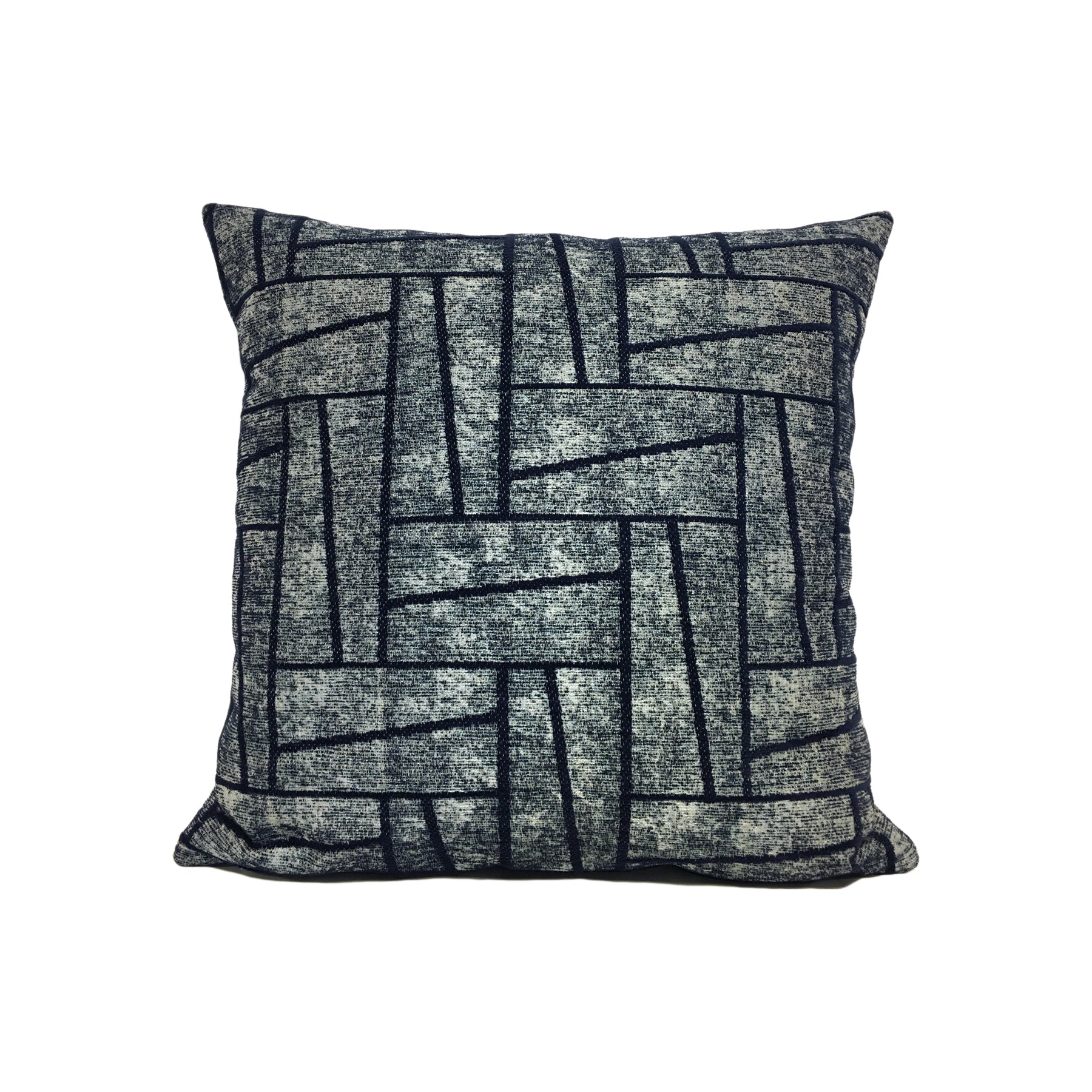 Proximity Azure Geometric Throw Pillow 17x17"