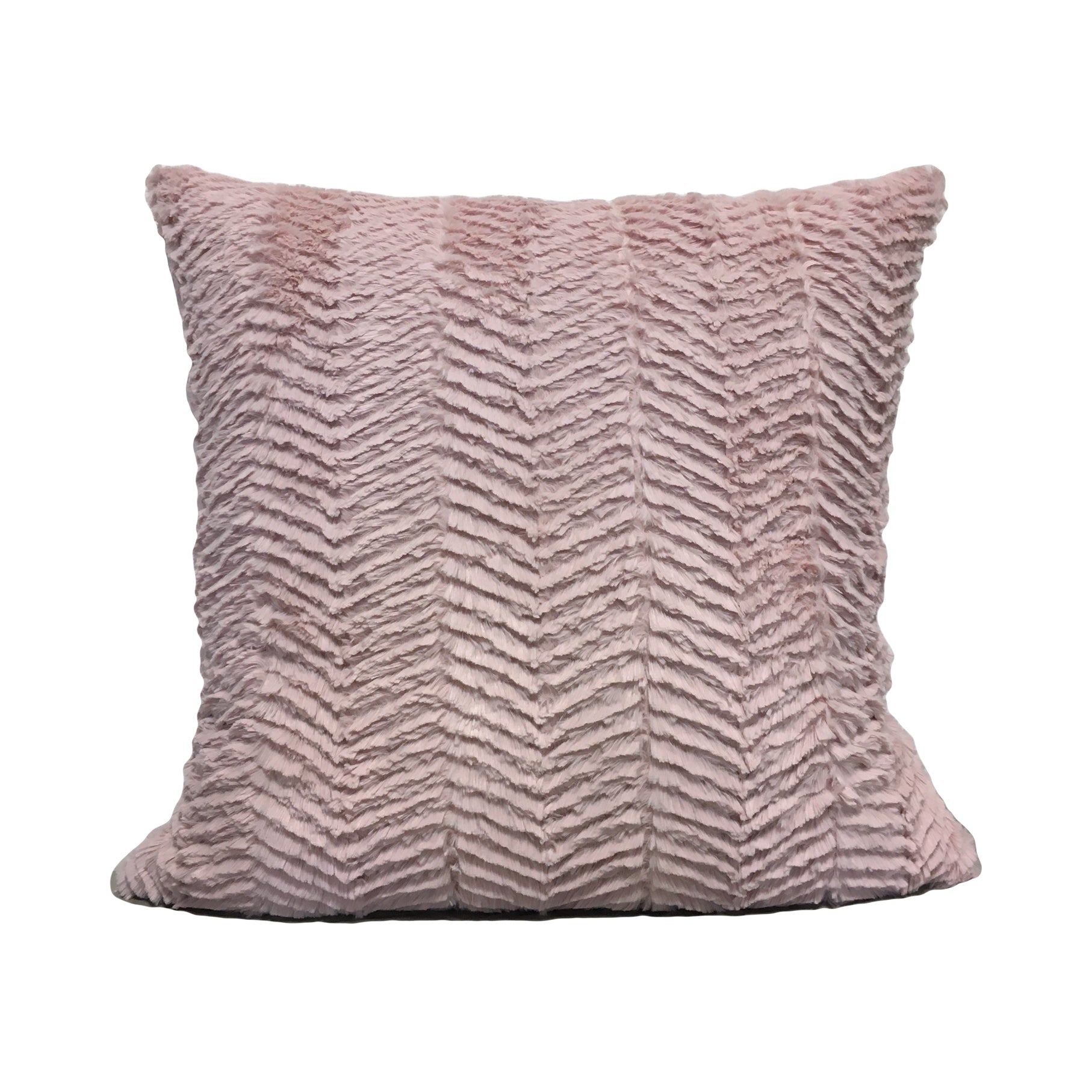 Rabbit Zig Zag Rosewater Pink 20x20"