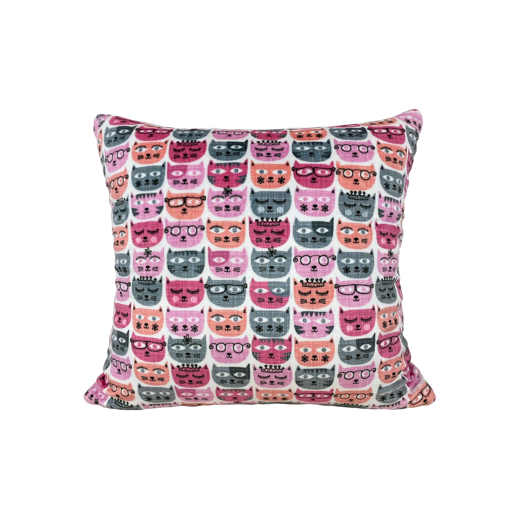 Sassy Cats Throw Pillow 17x17"
