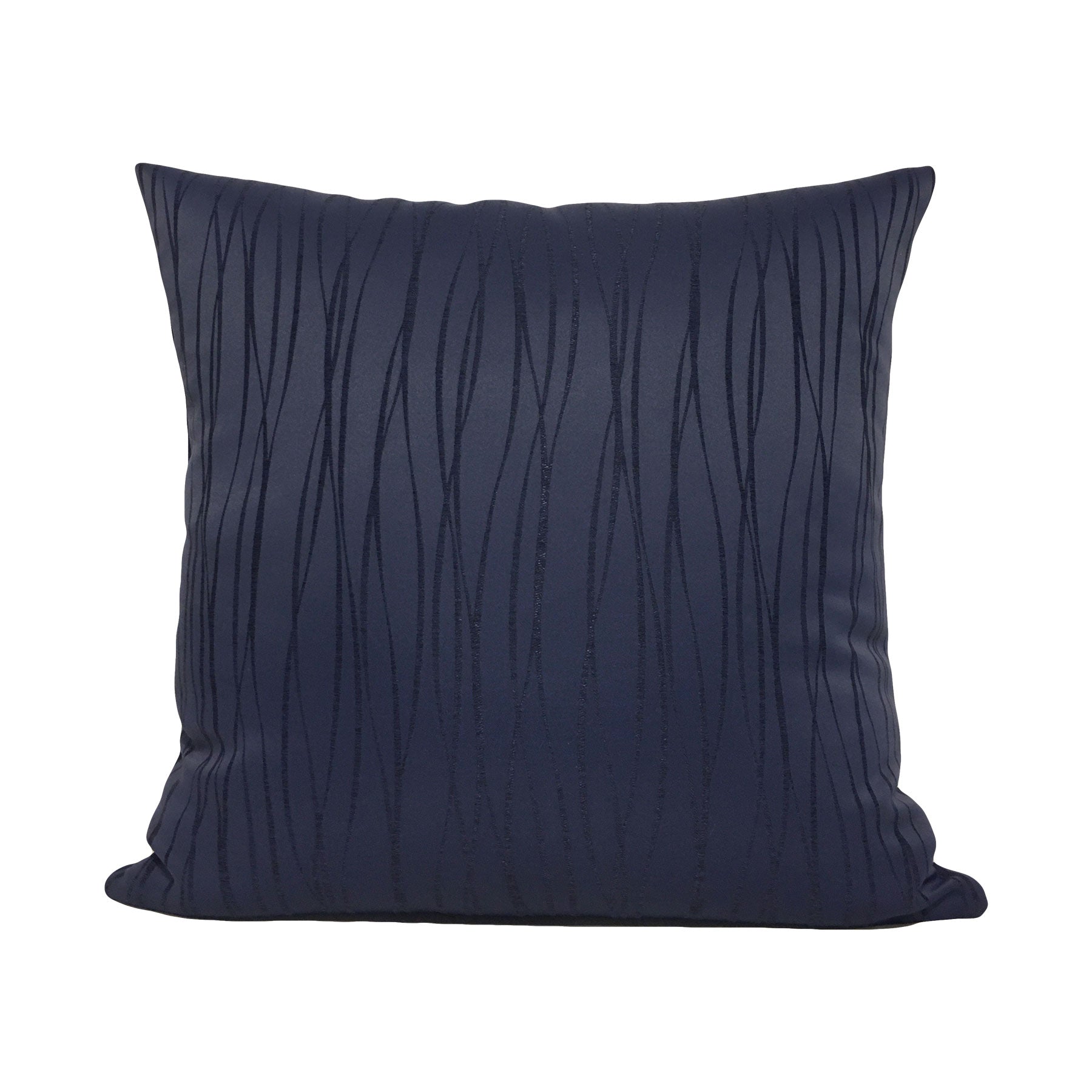 Sinatra Navy Throw Pillow 20x20