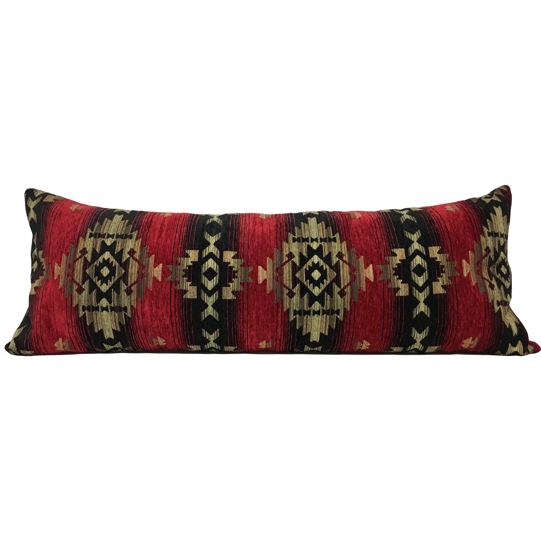 Southwest Navajo Fire Lumbar Pillow 39x14"