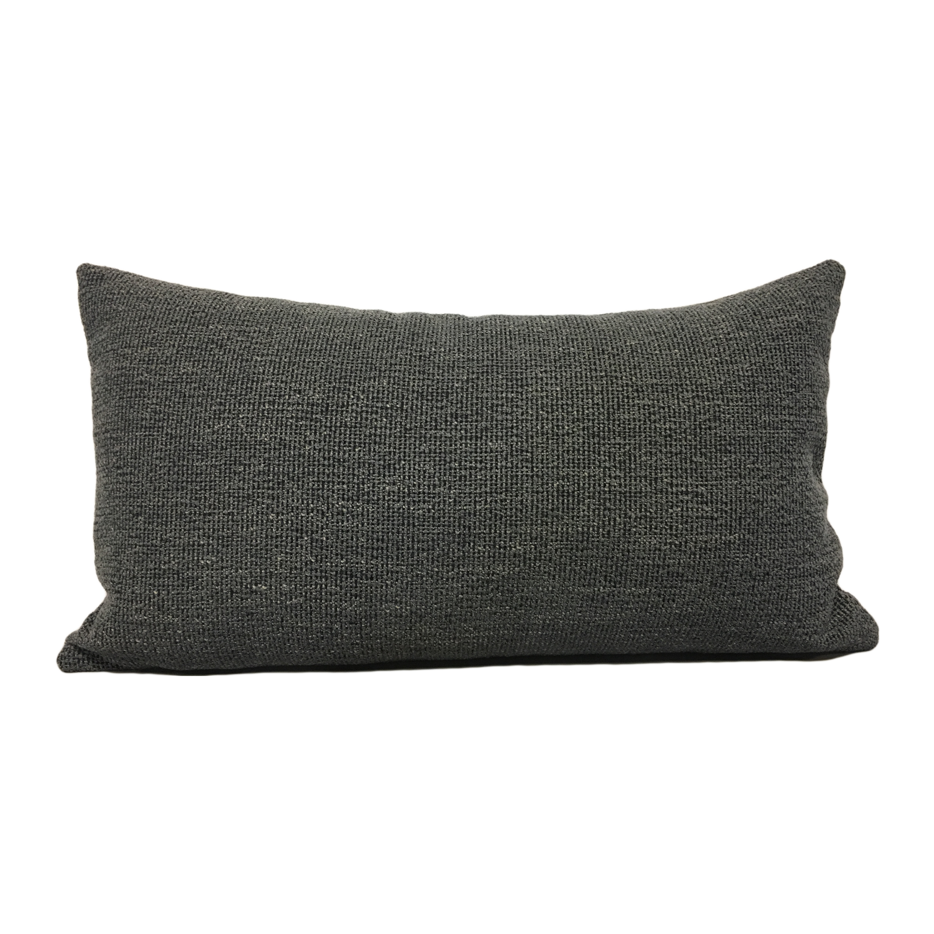 Stardust Charcoal Grey Lumbar Pillow 12x22