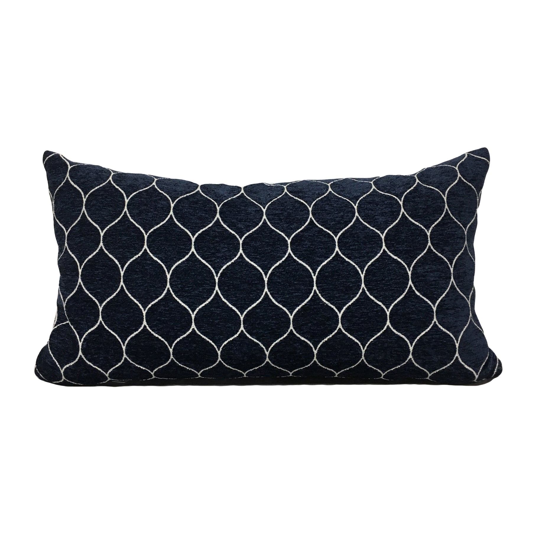 Stella Midnight Lumbar Pillow 12x22"