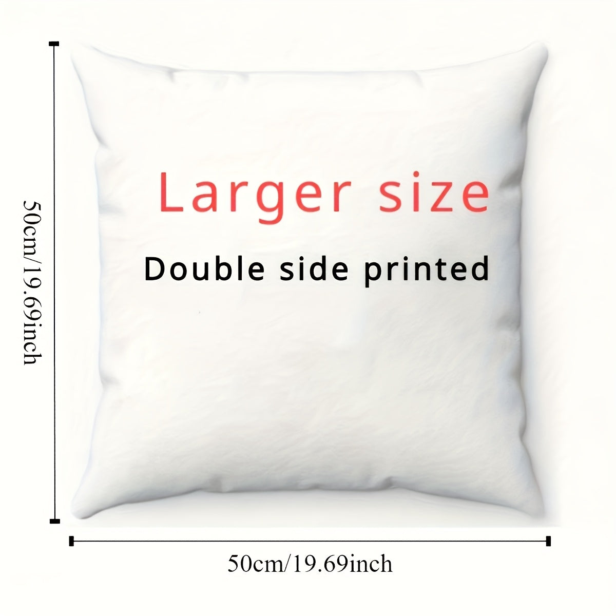 Custom Photo Pillow Cover - Dual-Sided Printing, Personalized Gift for Father's Day, Mother's Day, Christmas, Valentine's - Machine Washable Home Decor with Your Own Picture (No Insert Included), Decorative Pillow Covers, Thoughtful Present, Traditional