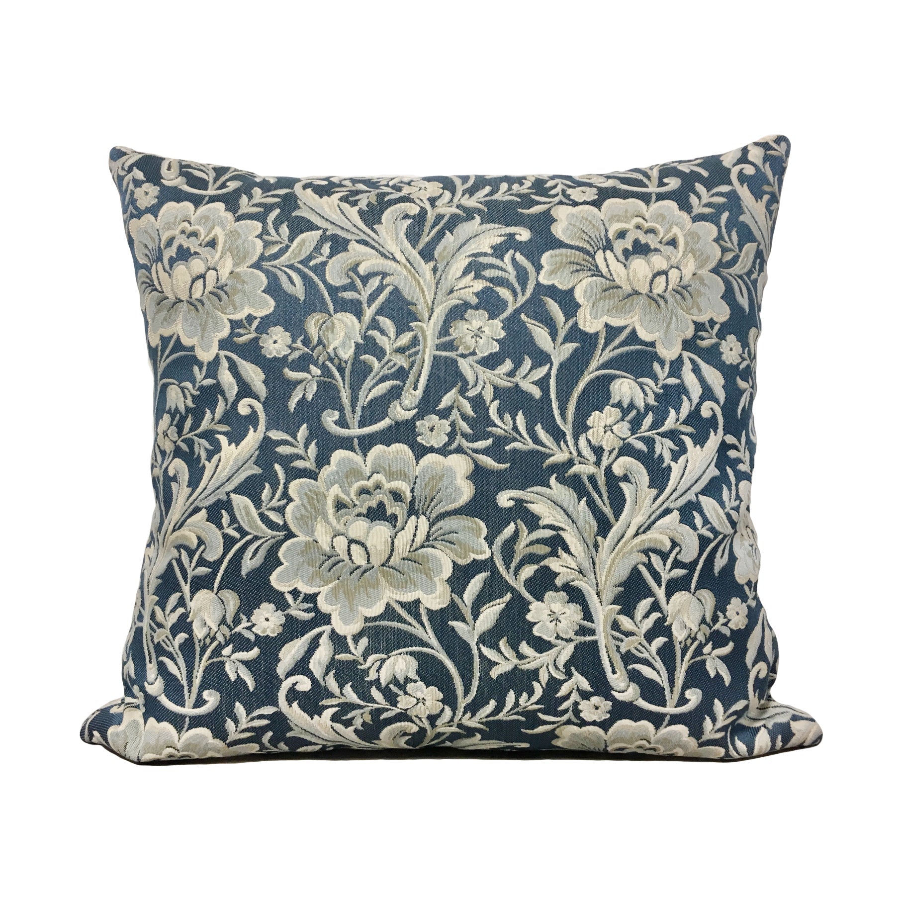 Dynasty Lapis Blue Throw Pillow 20x20