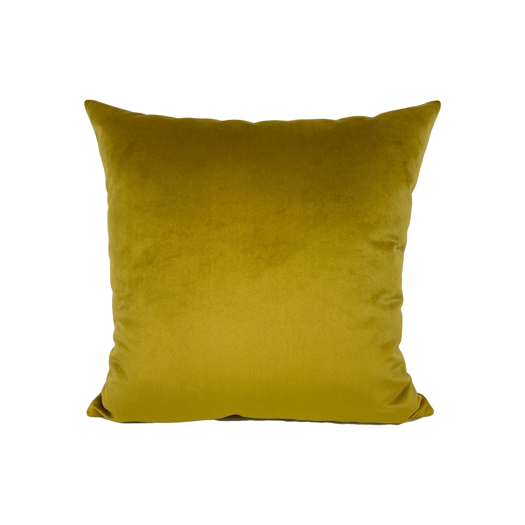 Franklin Velvet Brass Throw Pillow 17x17"