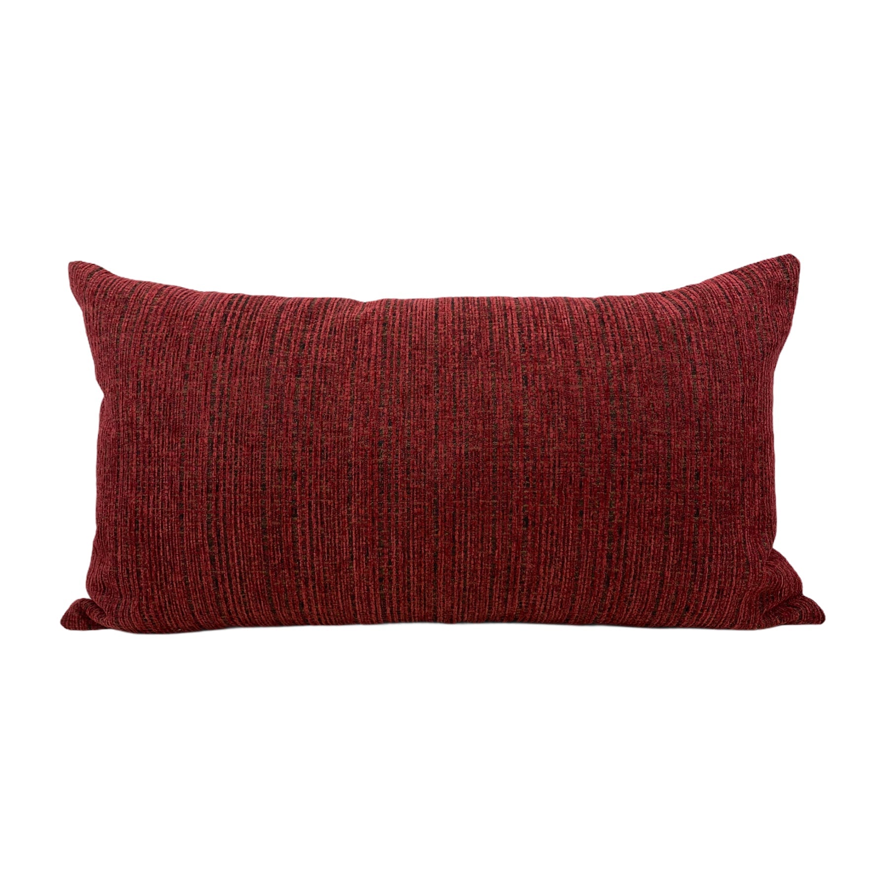 Jeffery Chili Lumbar Pillow 12x22"