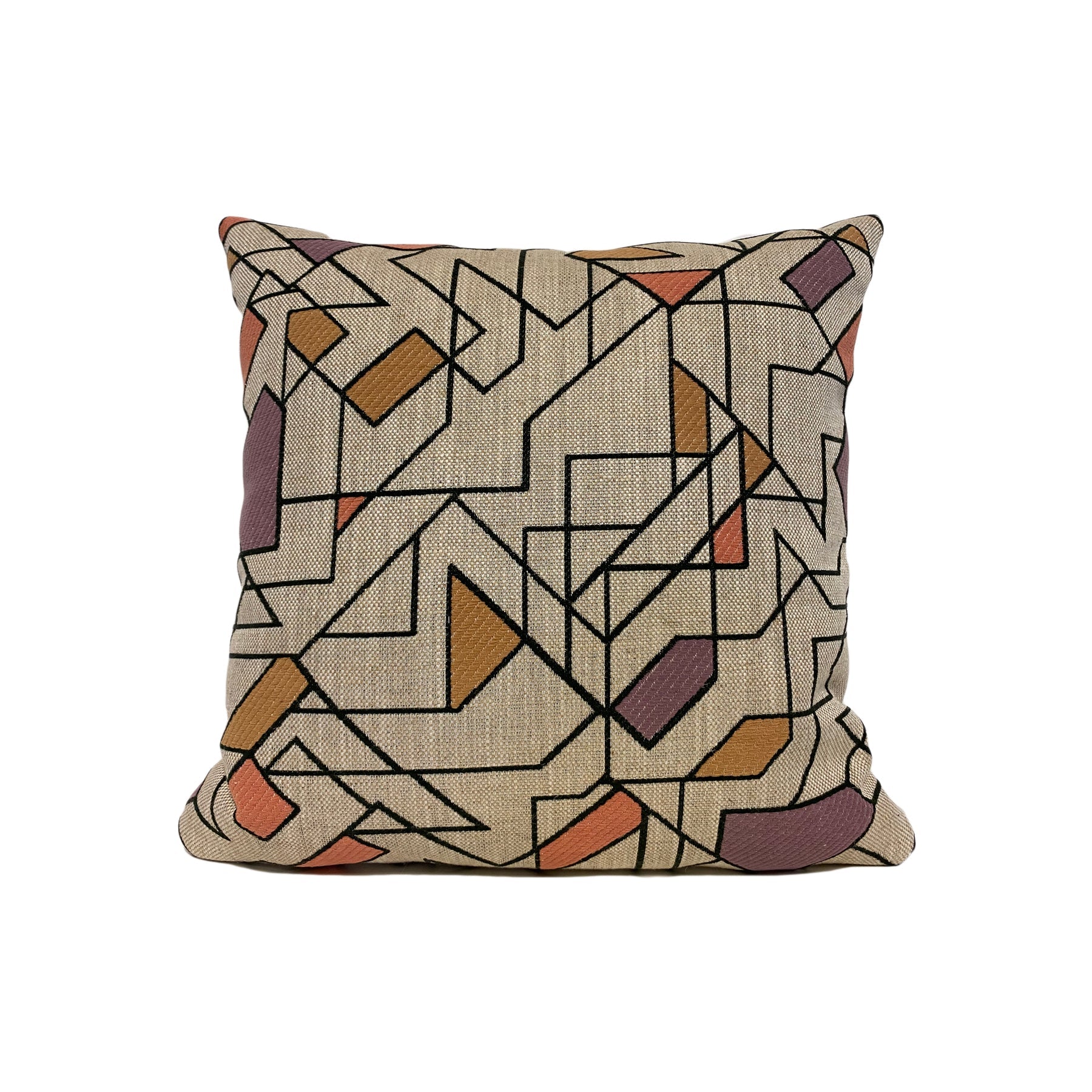 Junction Spumoni Geometric Throw Pillow 17x17"