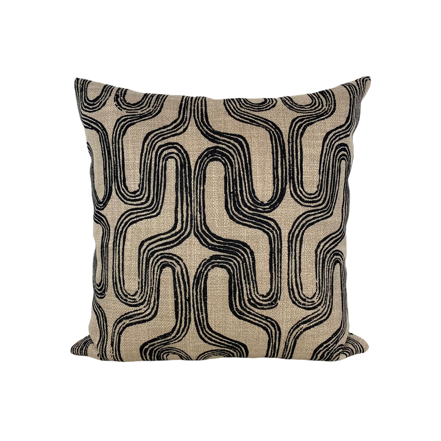 Kojo Ebony Throw Pillow 17x17"