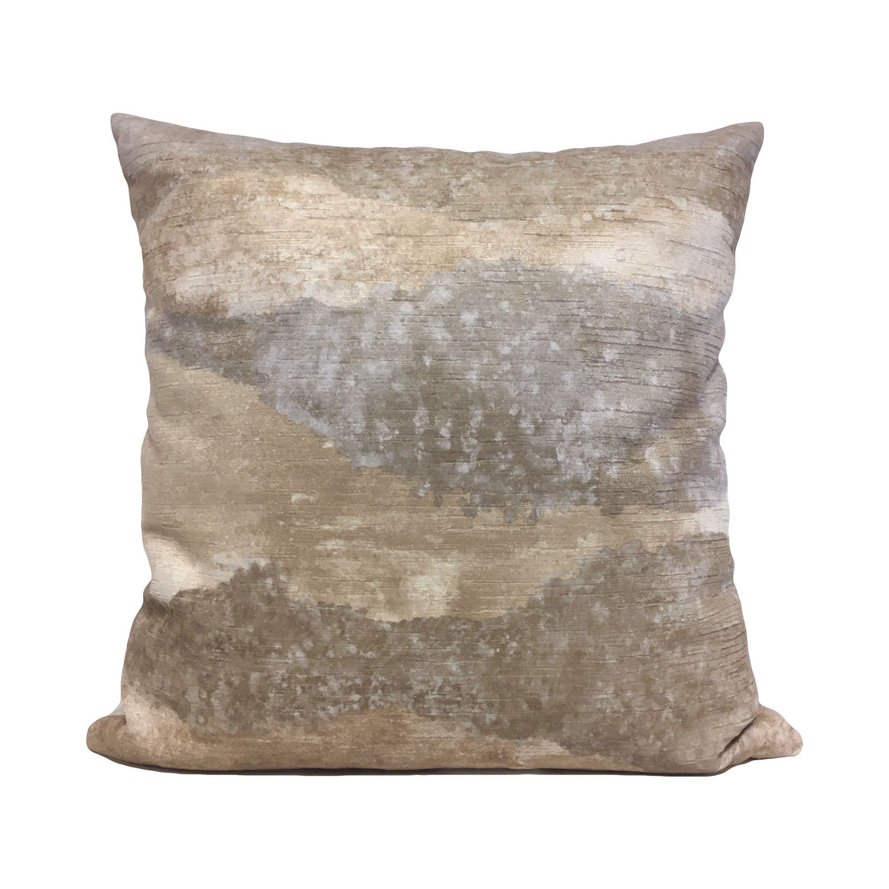 Panorama Parchment Throw Pillow