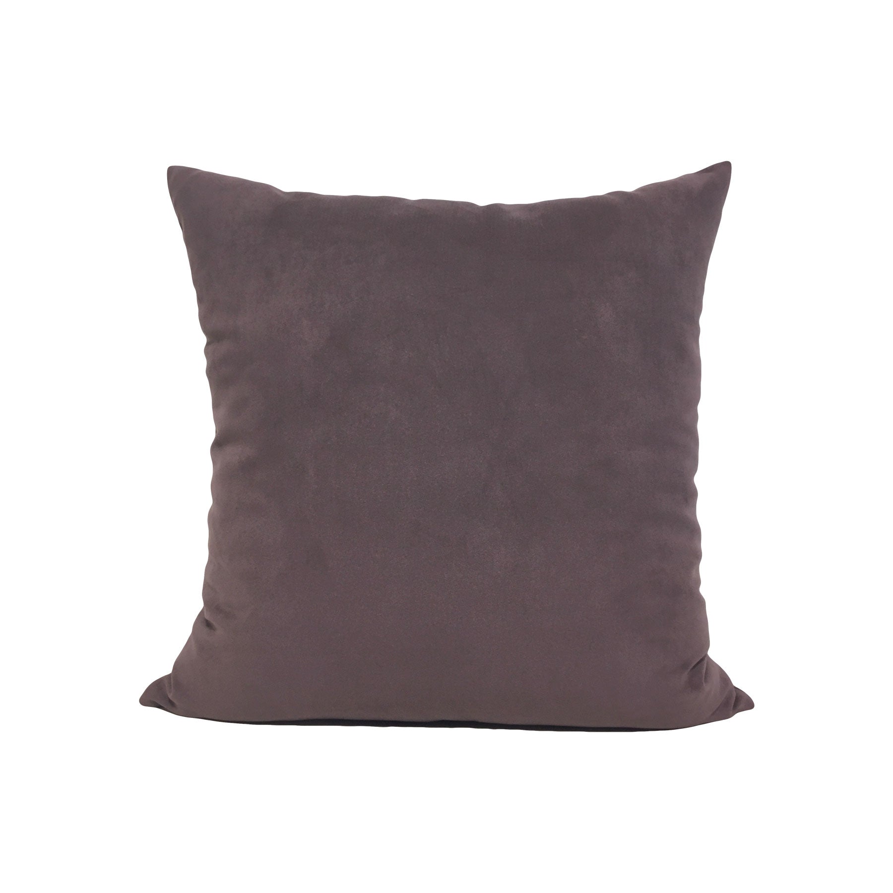 Plum Ultrasuede Throw Pillow 17x17