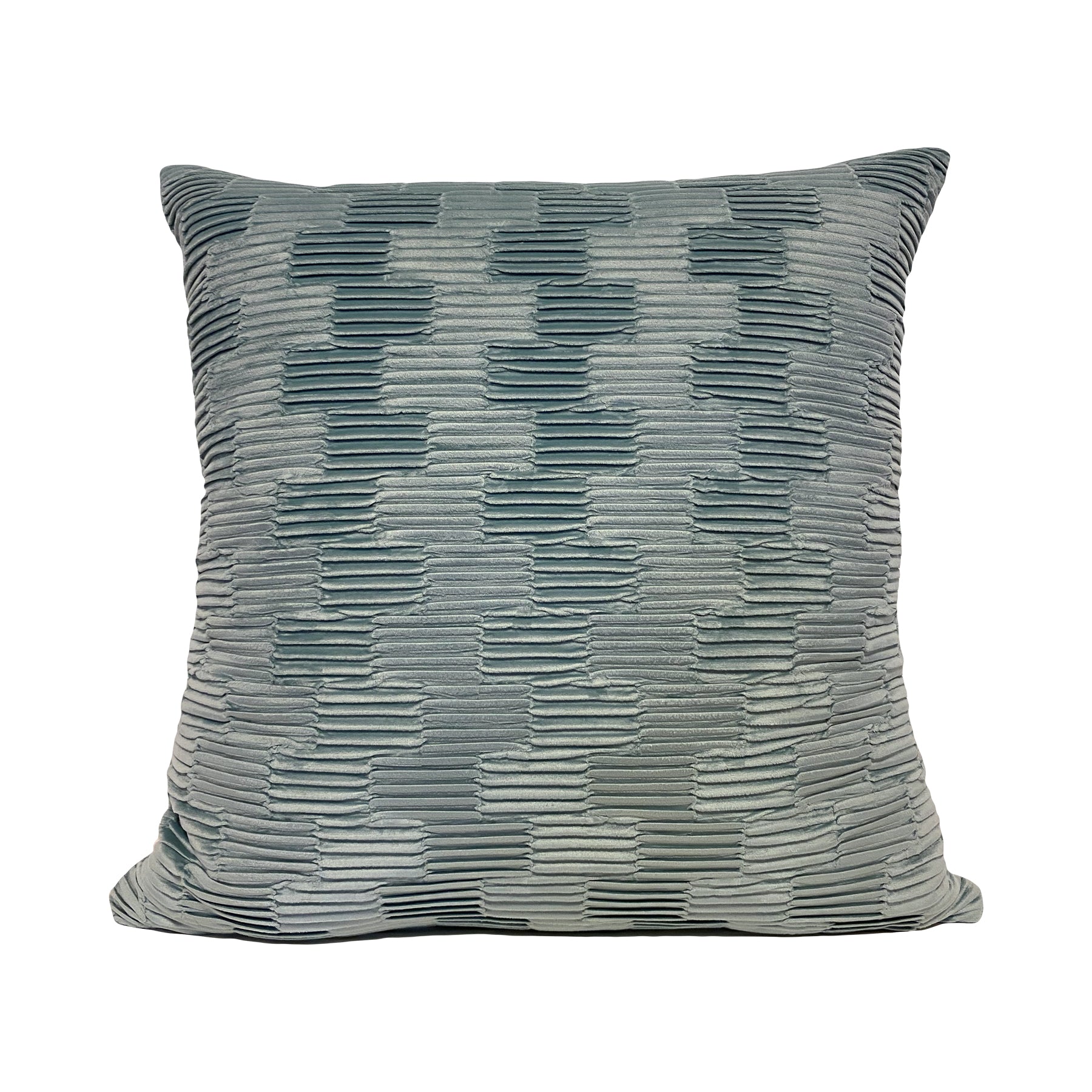 Treble Robin's Egg Velvet Throw Pillow 20x20"